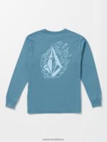Z0ZR081154 Indigo Ridge Boys Firefight Long Sleeve Tee Volcom Clothing - Image 2