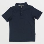 Z0ZR081177 Navy Boys Wowzer Polo Short Sleeve Shirt Volcom Clothing