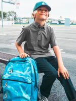 Z0ZR081179 Stealth Boys Wowzer Polo Short Sleeve Shirt Volcom Clothing - Image 4