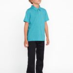 Z0ZR081180 Electric Blue Boys Wowzer Polo Short Sleeve Shirt Volcom Clothing