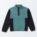 Z0ZR081190 Service Blue Boys Error92 Mockneck Crew Sweatshirt Volcom Clothing