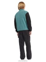 Z0ZR081190 Service Blue Boys Error92 Mockneck Crew Sweatshirt Volcom Clothing - Image 6