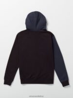 Z0ZR081191 Navy Boys Halfstone Hoodie Volcom Clothing - Image 3