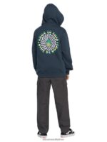 Z0ZR081195 Navy Boys Iron91 Zip Jacket Volcom Clothing - Image 8