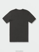 Z0ZR08119 Vintage Black Men Farm to Yarn Submerged Short Sleeve Tee Volcom Clothing - Image 6