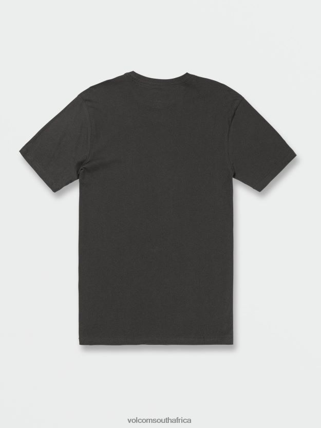 Z0ZR08119 Vintage Black Men Farm to Yarn Submerged Short Sleeve Tee Volcom Clothing - Image 7