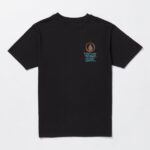 Z0ZR0811 Black Men Ez Peazy Short Sleeve Tee Volcom Clothing