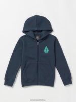 Z0ZR081202 Navy Boys Offshore Stone Pullover Sweatshirt Volcom Clothing