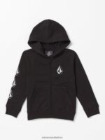Z0ZR081203 Black Boys Iron91 Zip Jacket Volcom Clothing