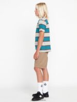Z0ZR081207 Khaki Boys Loose Truck Shorts Volcom Clothing - Image 2