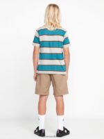 Z0ZR081207 Khaki Boys Loose Truck Shorts Volcom Clothing - Image 5