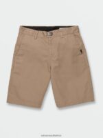 Z0ZR081207 Khaki Boys Loose Truck Shorts Volcom Clothing - Image 6