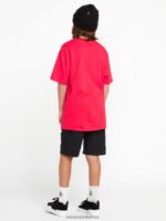 Z0ZR081208 Black Boys Frickin Chino Shorts Volcom Clothing - Image 3