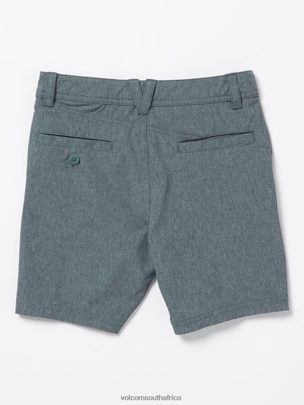 Z0ZR081228 Dark Slate Boys Frickin Cross Shred Static Shorts Volcom Clothing - Image 2