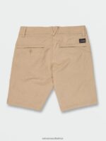 Z0ZR081230 Dark Khaki Boys Frickin Cross Shred Static Shorts Volcom Clothing - Image 3