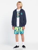 Z0ZR081241 Misty Blue Boys Mod Batik Trunks Volcom Clothing - Image 5