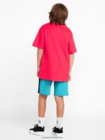 Z0ZR081249 Electric Blue Boys Mixed Liberators Trunks Volcom Clothing - Image 3