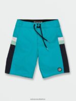 Z0ZR081249 Electric Blue Boys Mixed Liberators Trunks Volcom Clothing - Image 4