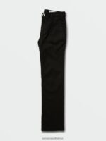 Z0ZR081263 Black Boys Frickin Modern Stretch Chino Pants Volcom Clothing - Image 5