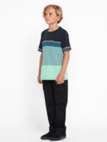 Z0ZR081275 Black Boys So Meshed Up Elastic Waist Pants Volcom Clothing