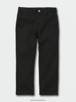 Z0ZR081275 Black Boys So Meshed Up Elastic Waist Pants Volcom Clothing - Image 8