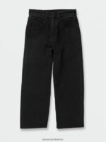 Z0ZR081279 Black Boys Billow Denim Pants Volcom Clothing - Image 20