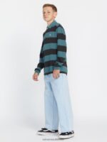 Z0ZR081281 Light Blue Boys Billow Denim Pants Volcom Clothing - Image 5