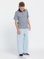 Z0ZR081286 New Fashion Boys Freazy Loose Elastic Waist Denim Volcom Clothing - Image 4