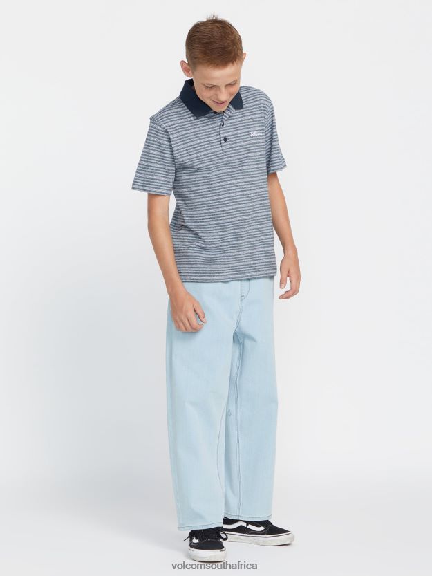 Z0ZR081286 New Fashion Boys Freazy Loose Elastic Waist Denim Volcom Clothing - Image 4
