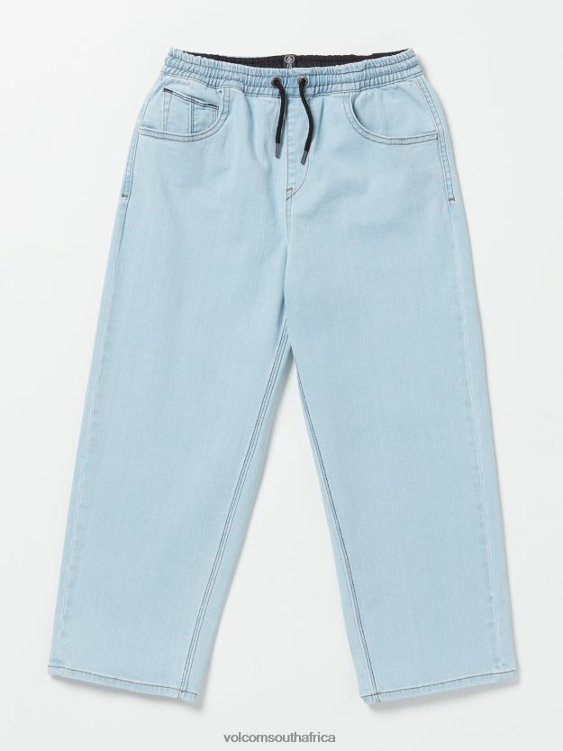 Z0ZR081286 New Fashion Boys Freazy Loose Elastic Waist Denim Volcom Clothing - Image 1