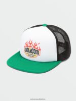 Z0ZR081290 Jungle Green Boys Heater Cheese Hat Volcom Accessories - Image 2