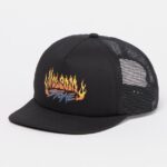 Z0ZR081292 Black Boys Trux Cheese Hat Volcom Accessories