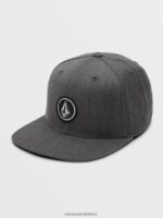 Z0ZR081294 Charcoal Heather Boys Quarter Twill Hat Volcom Accessories - Image 3
