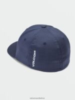 Z0ZR081295 Navy Combo Boys Full Stone Flexfit Hat Volcom Accessories - Image 3