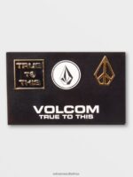 Z0ZR081305 Multi Boys 3 Piece Pin Pack Volcom Accessories