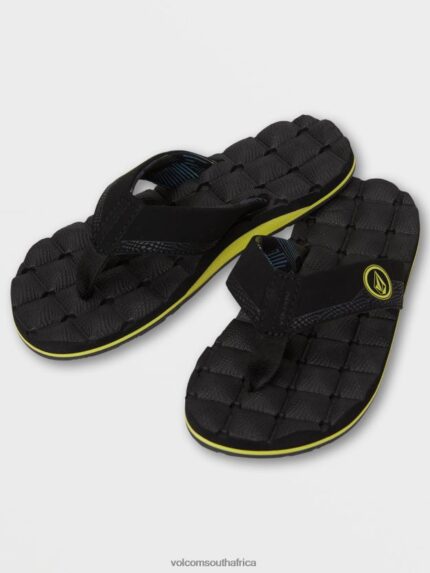 Z0ZR081309 Lime Boys Recliner Sandal Volcom Footwear