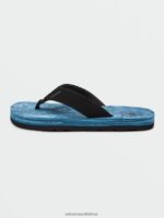 Z0ZR081310 Aged Indigo Boys Victor Big Youth Sandals Volcom Footwear - Image 2