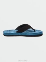 Z0ZR081310 Aged Indigo Boys Victor Big Youth Sandals Volcom Footwear - Image 5