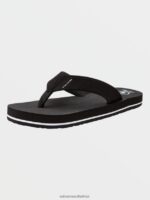 Z0ZR081317 Black Boys Victor Big Youth Sandals Volcom Footwear - Image 2