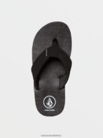 Z0ZR081317 Black Boys Victor Big Youth Sandals Volcom Footwear - Image 4