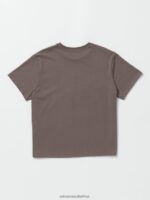 Z0ZR081321 Slate Grey Girls Truly Stoked Boyfriend Tee Volcom Clothing - Image 7