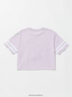 Z0ZR081322 Light Purple Girls Truly Stoked Tee Volcom Clothing - Image 8