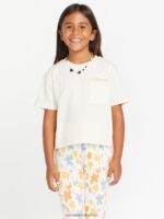 Z0ZR081324 Cloud Girls Pocket Dial Tee Volcom Clothing - Image 8