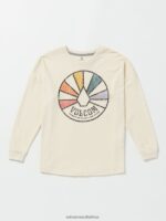 Z0ZR081326 Cloud Girls Werkin Doubles Long Sleeve Tee Volcom Clothing - Image 3