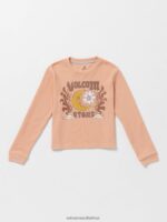 Z0ZR081329 Clay Girls Thermality Long Sleeve Tee Volcom Clothing - Image 3