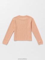 Z0ZR081329 Clay Girls Thermality Long Sleeve Tee Volcom Clothing - Image 5