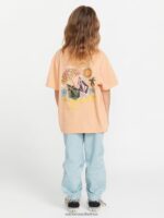 Z0ZR081331 Clay Girls Truly Stoked Boyfriend Tee Volcom Clothing - Image 2
