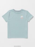 Z0ZR081332 Smokey Blue Girls Last Party Tee Volcom Clothing - Image 13