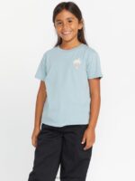 Z0ZR081332 Smokey Blue Girls Last Party Tee Volcom Clothing - Image 8