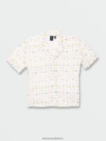 Z0ZR081334 Star White Girls Stickerbook Top Volcom Clothing - Image 11